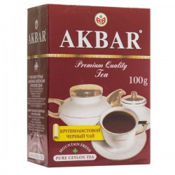 Чай, Akbar (Акбар) 100 г Красно-белый листовой